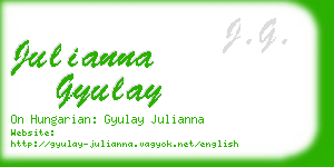 julianna gyulay business card